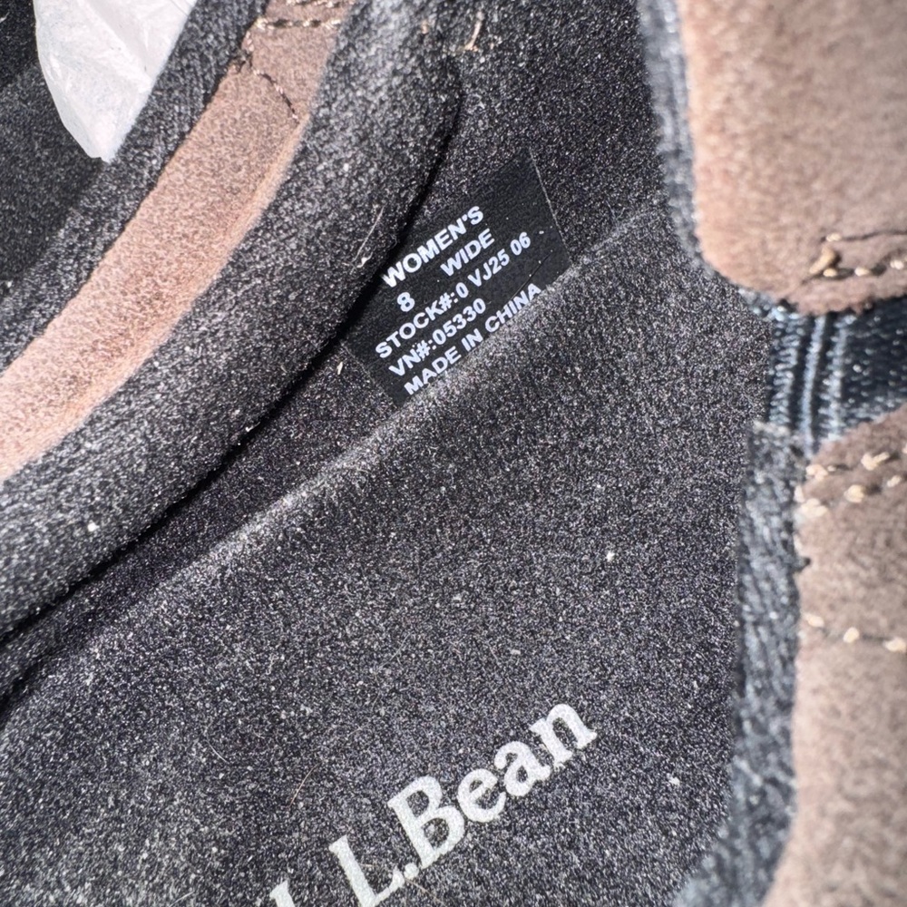 L.L. Bean Suede Light Blue Comfort Slip On Moccasins Women’s Shoes Size 8W - Picture 15 of 15